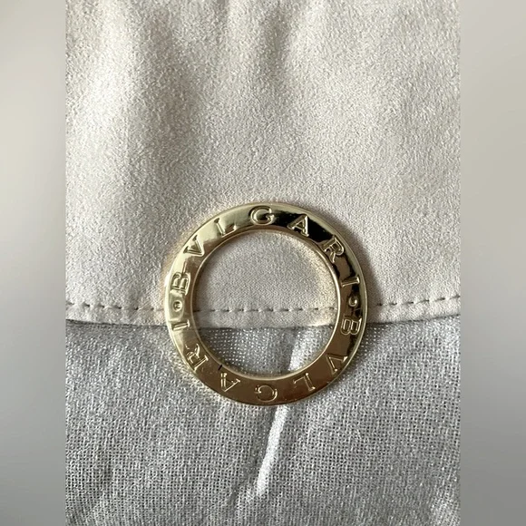 ☄️Cleanrance☄️ New Bvlgari Parfums Satin & Faux Suede Blush Pink Cosmetic Pouch - Picture 3 of 12